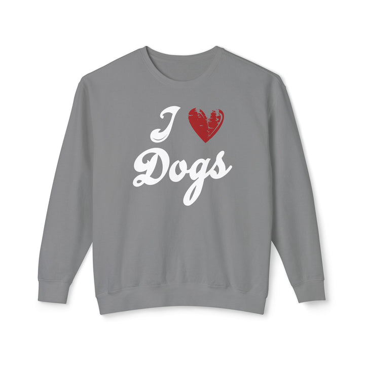 I Love Dogs Crew Neck Sweatshirt