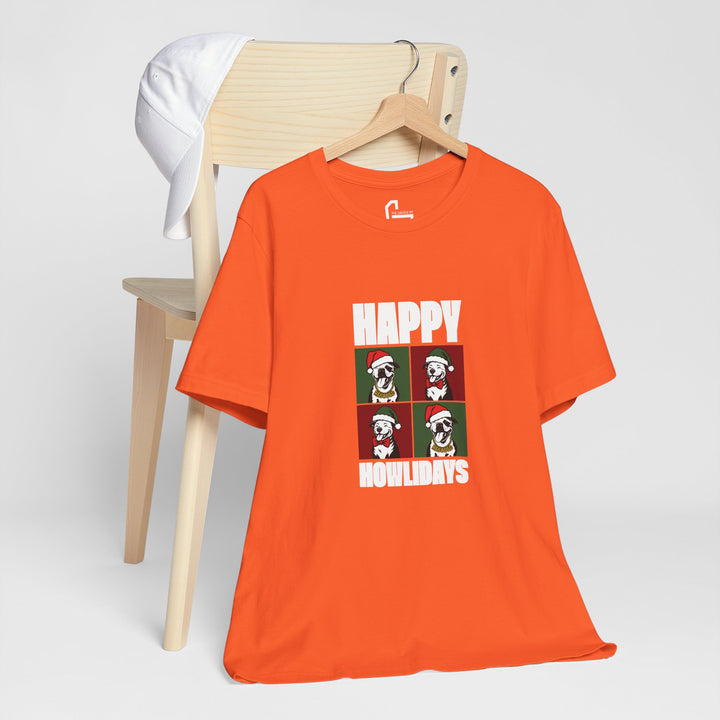 Happy Howlidays 2025 V2 Unisex Short Sleeve T-shirt