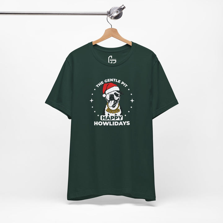 Happy Howlidays 2025 V3 Unisex Short Sleeve T-shirt