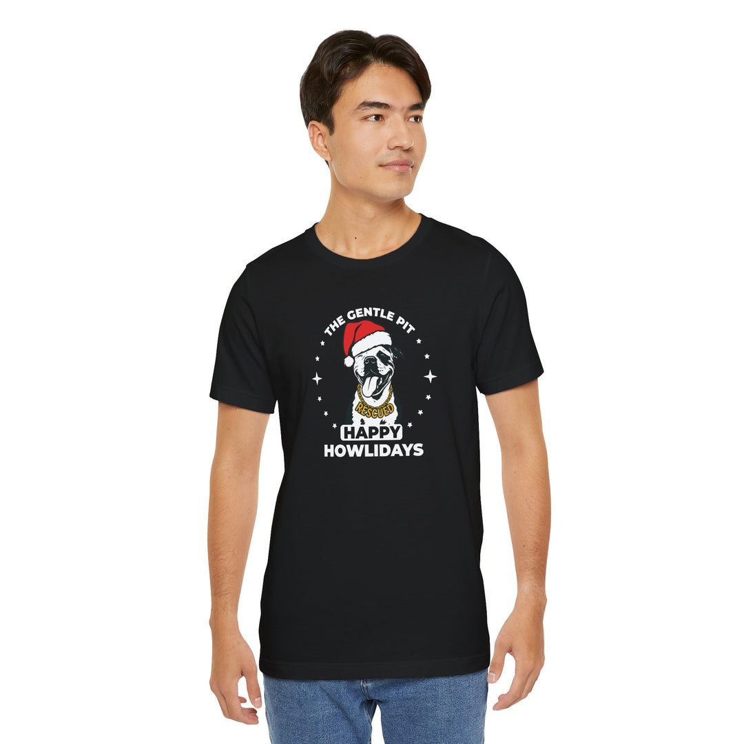 Happy Howlidays 2025 V3 Unisex Short Sleeve T-shirt