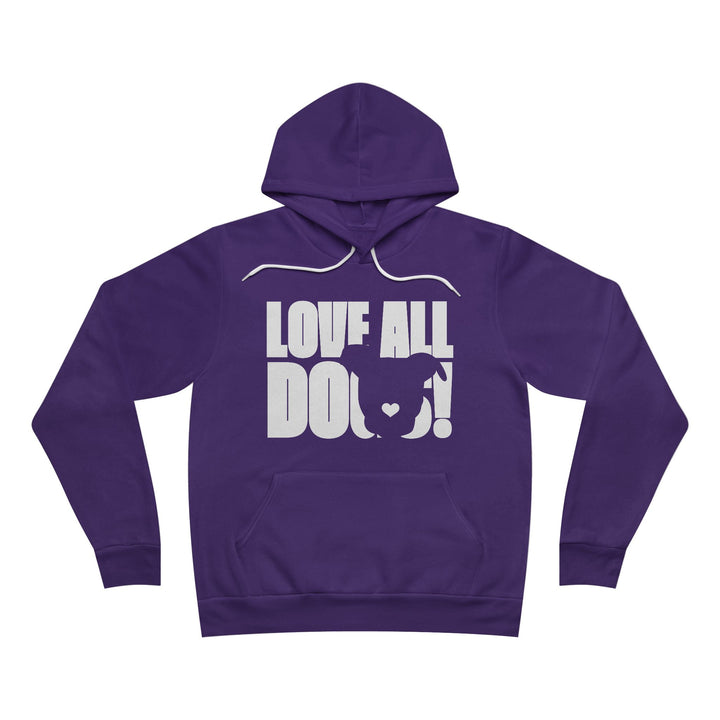 Love All Dogs V3 Unisex Sponge Fleece Pullover Hoodie