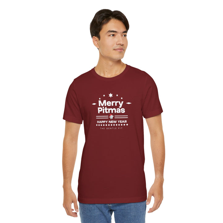 Merry Pitmas V5 Unisex Short Sleeve T-shirt