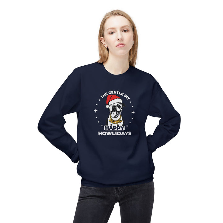 Happy Howlidays 2025 V3 Softstyle Fleece Crewneck Sweatshirt
