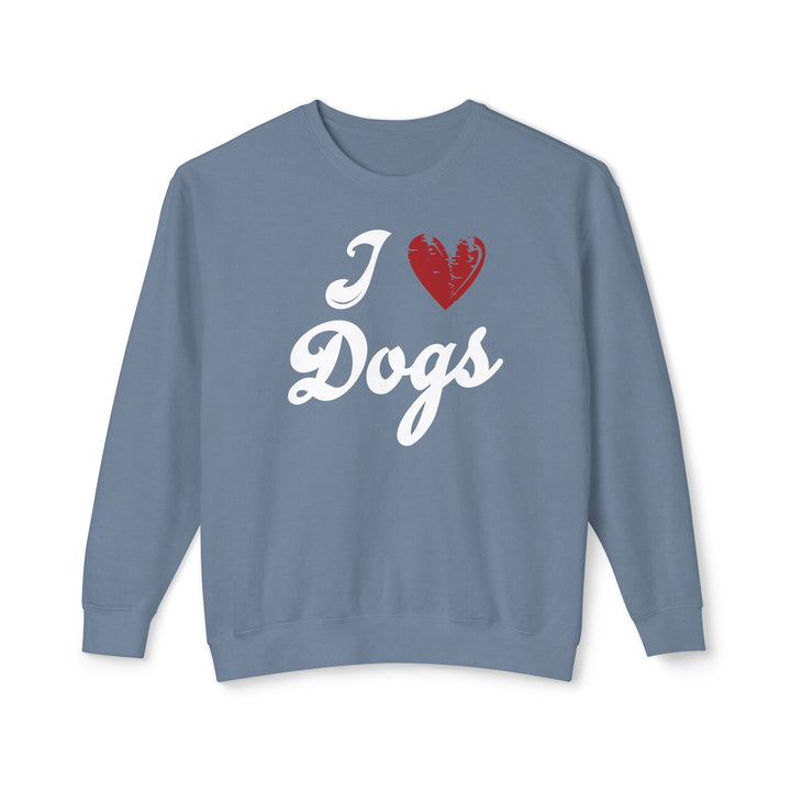 I Love Dogs Crew Neck Sweatshirt