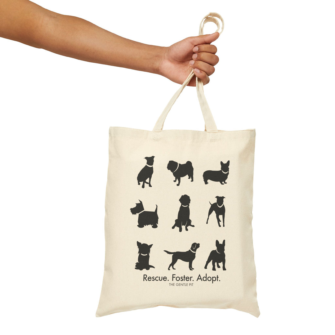 All The Dogs Cotton Canvas Tote Bag