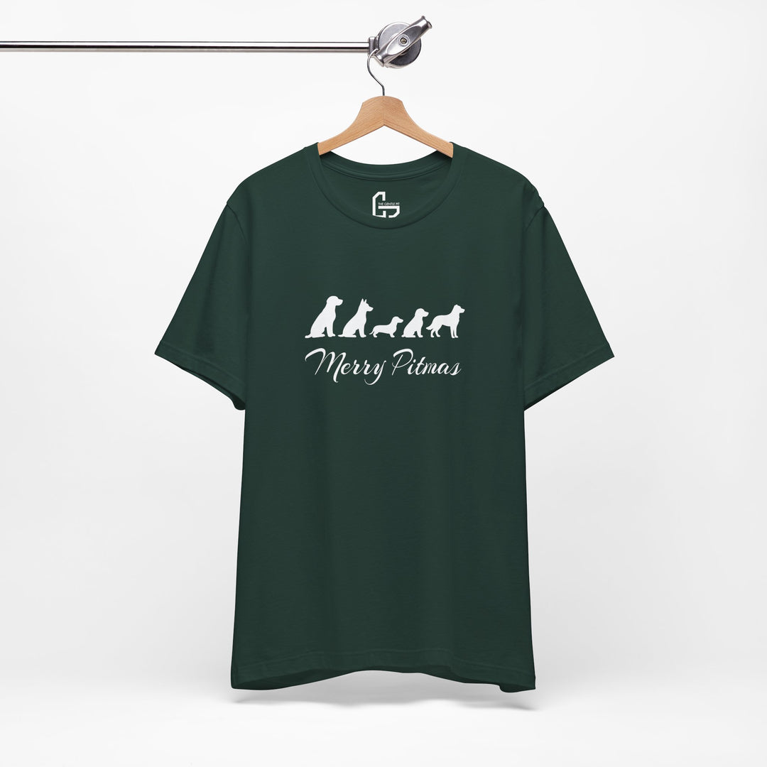 Merry Pitmas 2025 Unisex Short Sleeve T-shirt