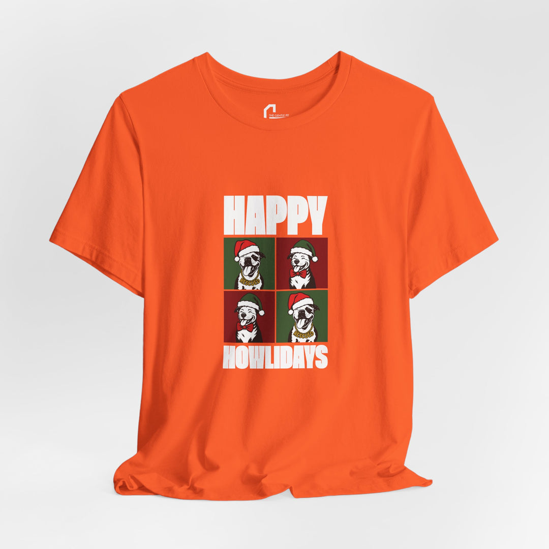 Happy Howlidays 2025 V2 Unisex Short Sleeve T-shirt