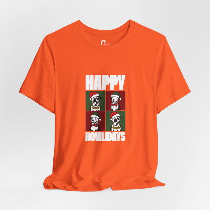 Happy Howlidays 2025 V2 Unisex Short Sleeve T-shirt
