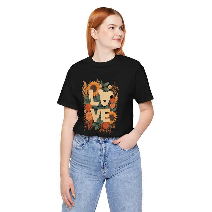 LOVE Floral Premium V2 Short Sleeve Tee