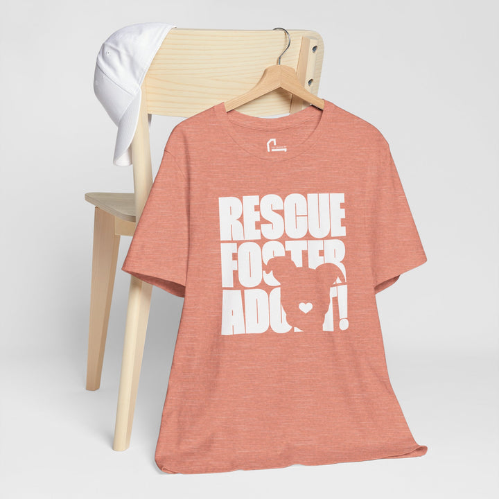 Rescue.Foster.Adopt V3 Unisex Short Sleeve T-shirt