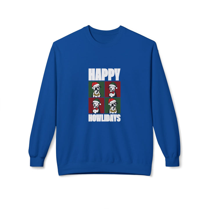 Happy Howlidays 2025 V2 Softstyle Fleece Crewneck Sweatshirt