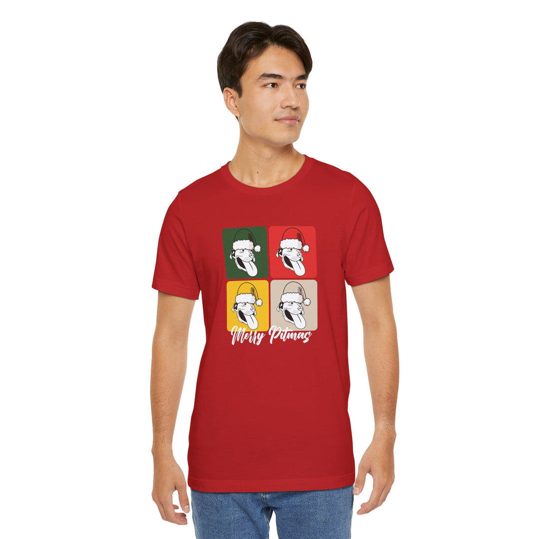 Merry Pitmas V5 Unisex Short Sleeve T-shirt