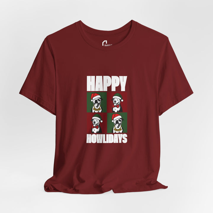 Happy Howlidays 2025 V2 Unisex Short Sleeve T-shirt
