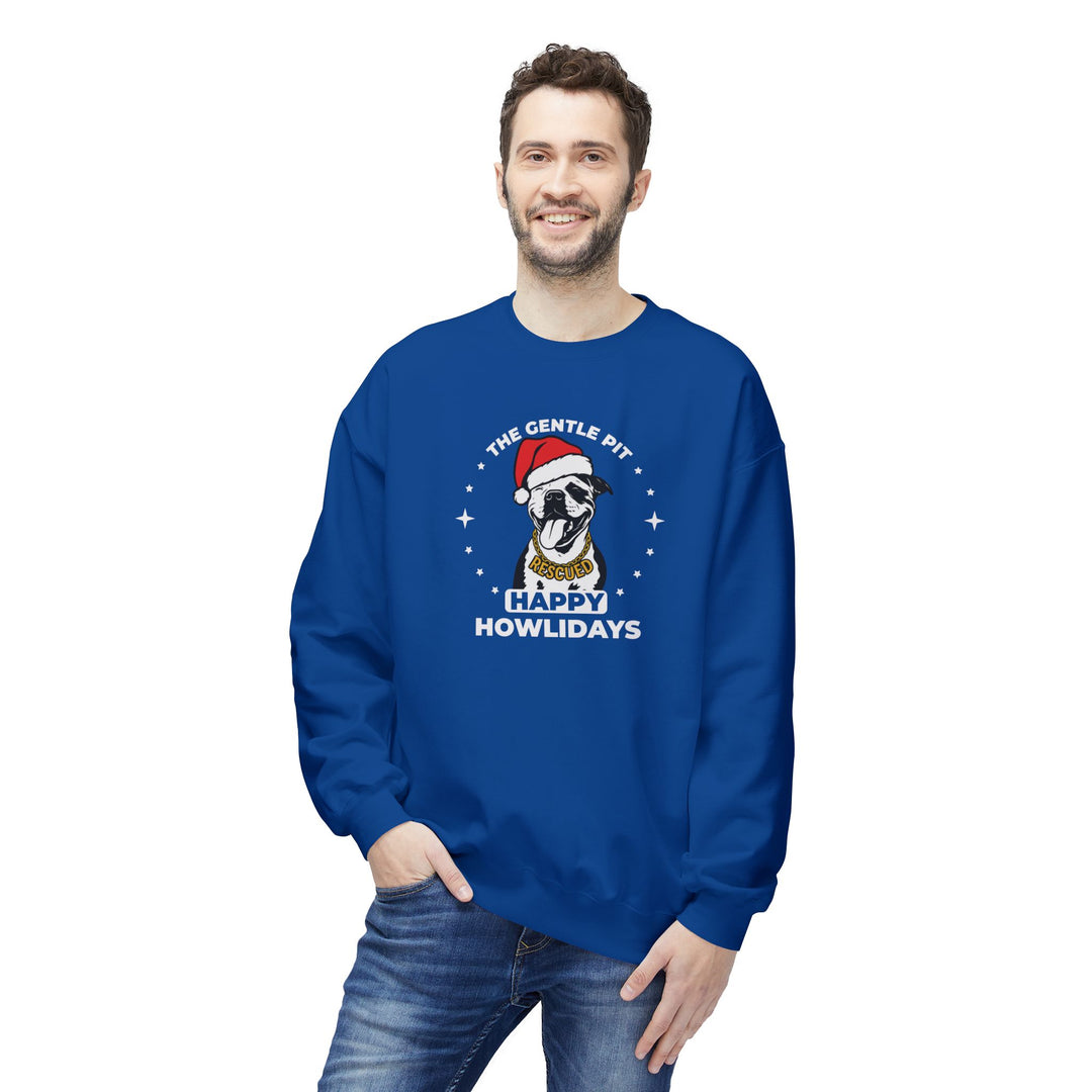Happy Howlidays 2025 V3 Softstyle Fleece Crewneck Sweatshirt