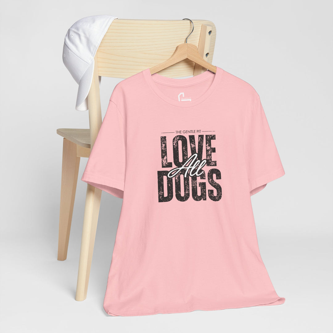 Distressed Love All Dogs Unisex Jersey Short Sleeve Tee