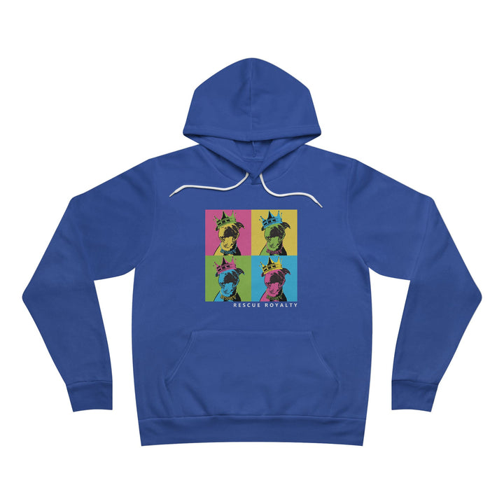 Rescue Royalty Color Block Unisex Sponge Fleece Pullover Hoodie