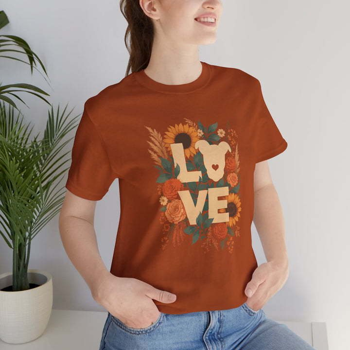 LOVE Floral Premium V2 Short Sleeve Tee