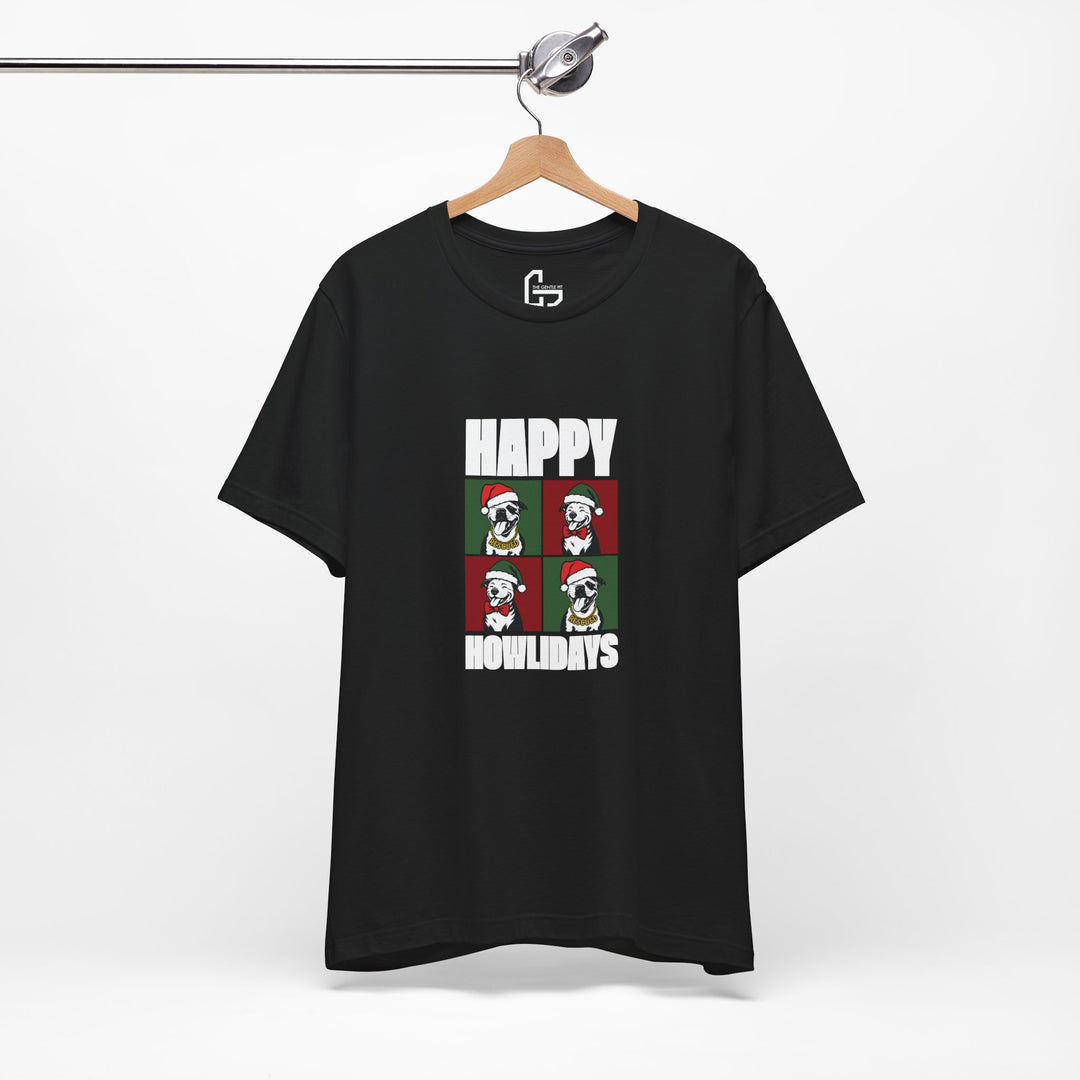 Happy Howlidays 2025 V2 Unisex Short Sleeve T-shirt
