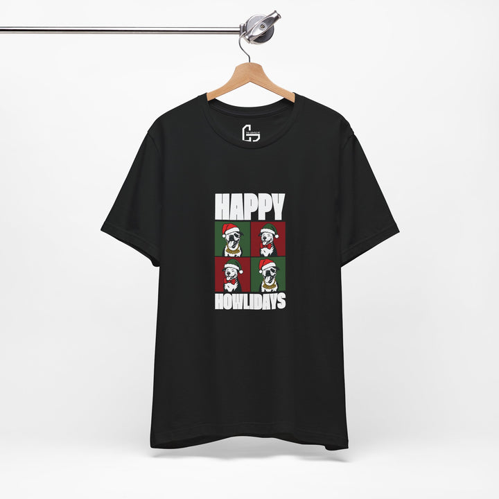 Happy Howlidays 2025 V2 Unisex Short Sleeve T-shirt