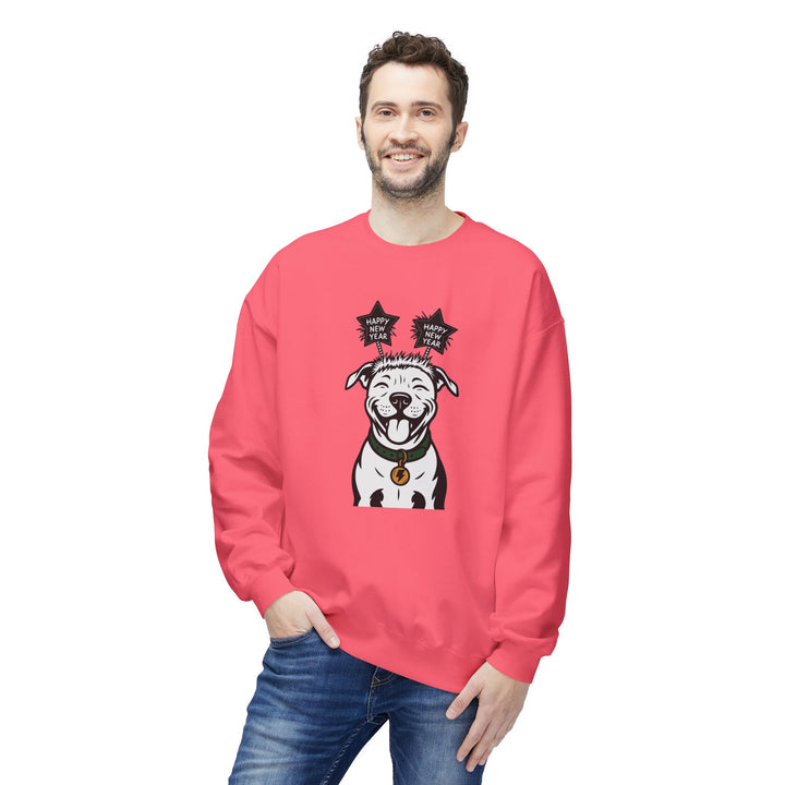 Happy New Year Pit LMTD. Softstyle Fleece Crewneck Sweatshirt