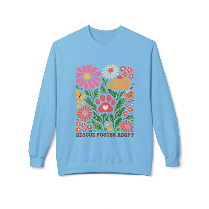 RFA Floral Collection V1 Softstyle Fleece Crewneck Sweatshirt