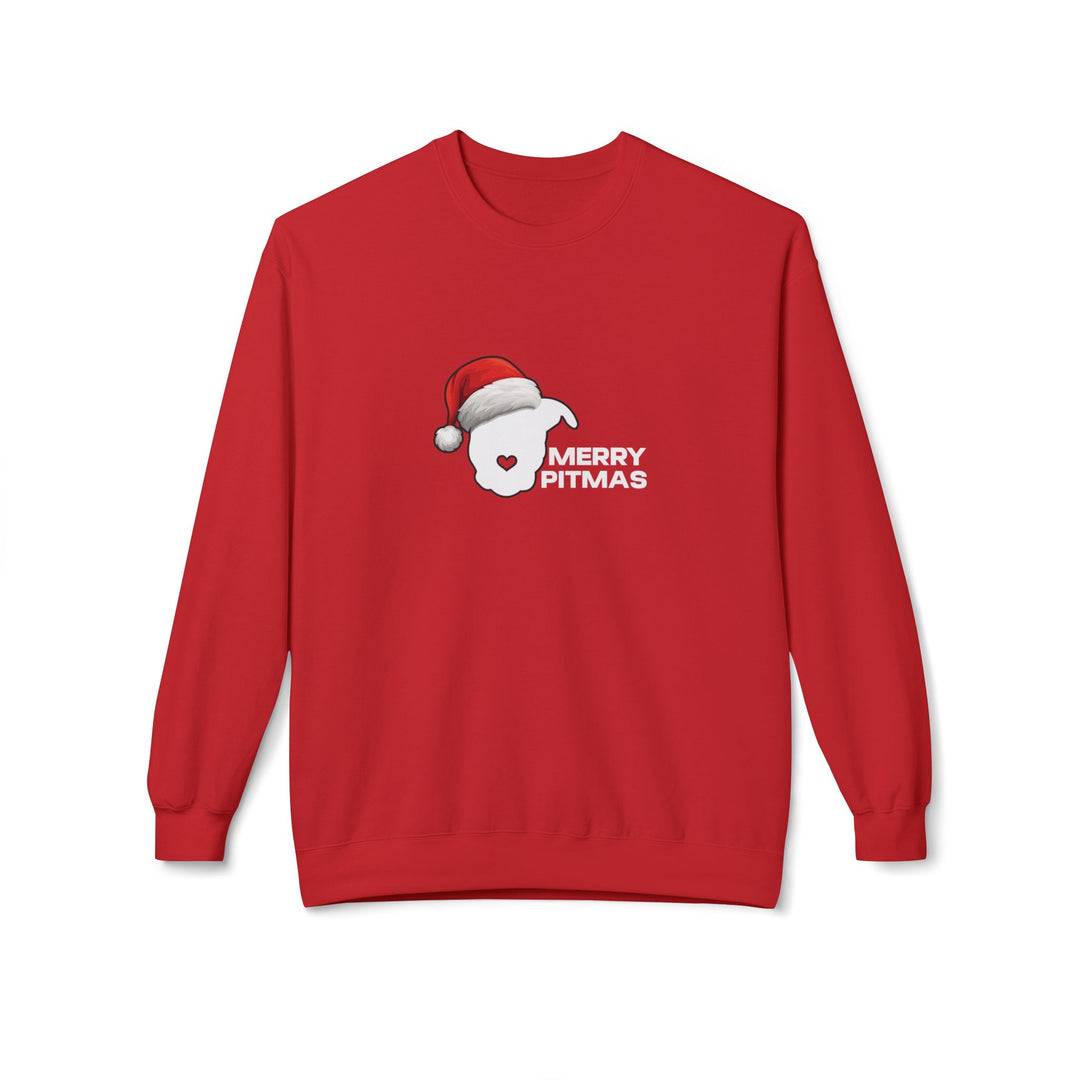 Merry Pitmas 2025 V2 Softstyle Fleece Crewneck Sweatshirt