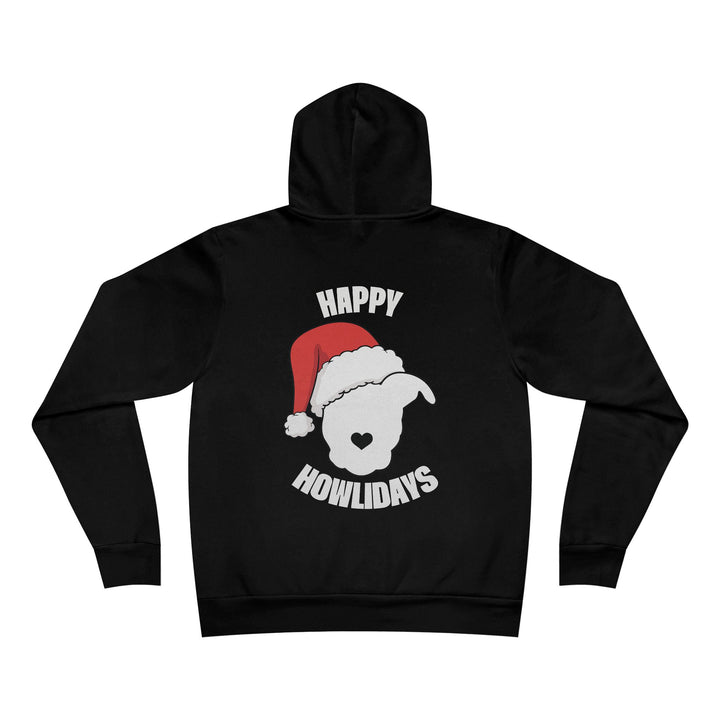 Happy Howlidays Unisex Sponge Fleece Pullover Hoodie