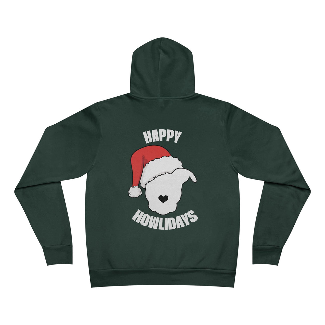 Happy Howlidays Unisex Sponge Fleece Pullover Hoodie