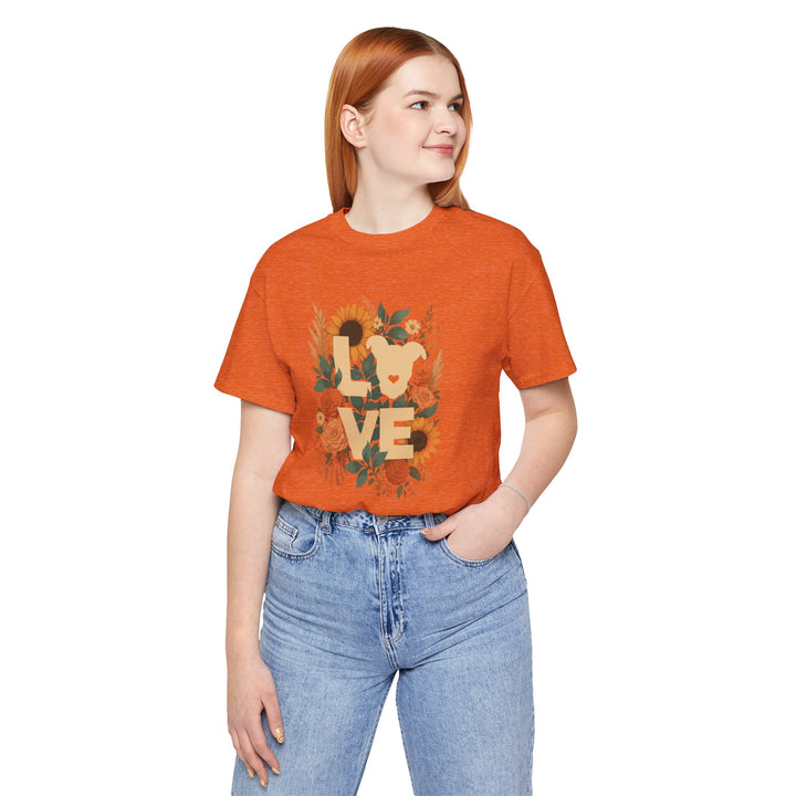 LOVE Floral Premium V2 Short Sleeve Tee