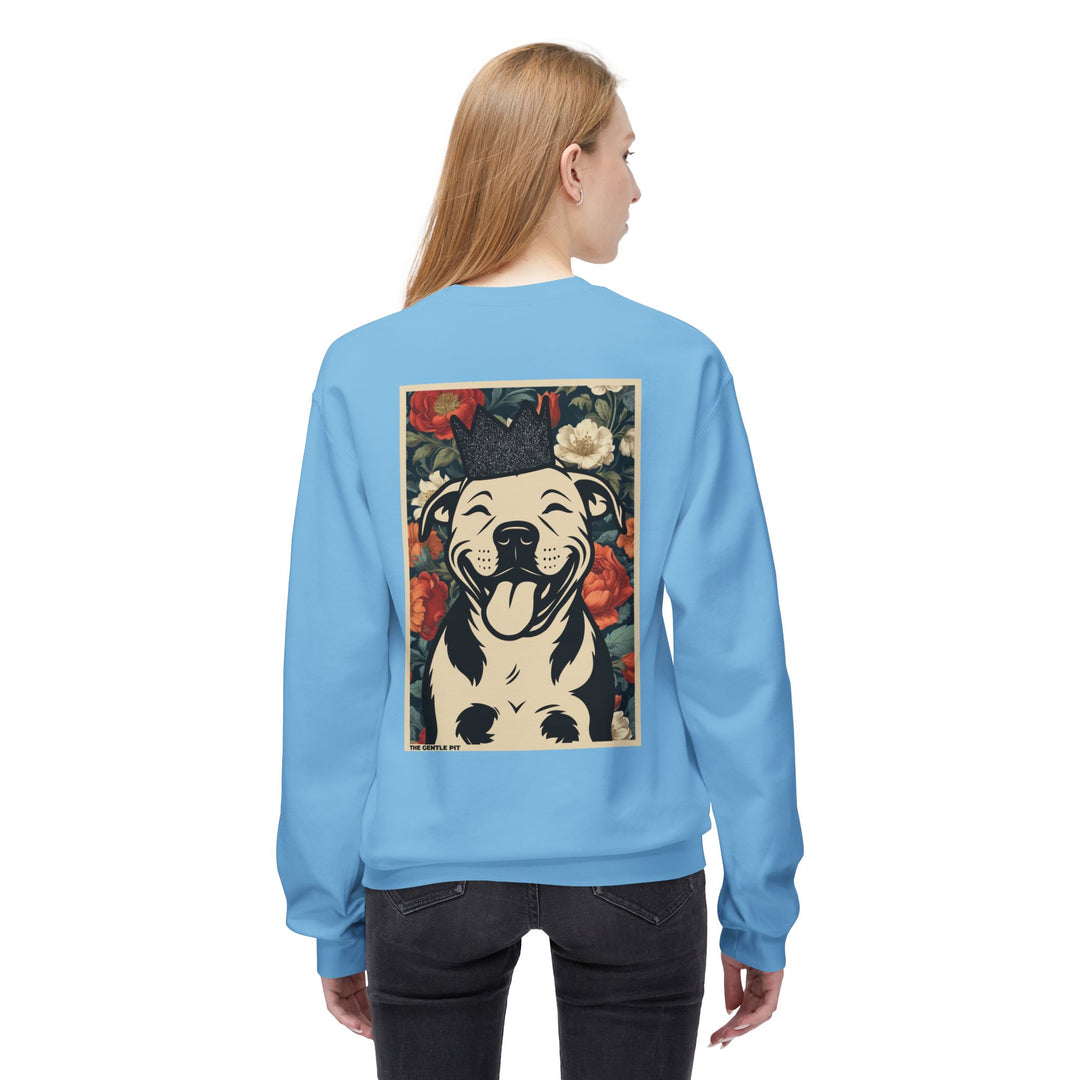 Baby Pit Floral Softstyle Fleece Crewneck Sweatshirt