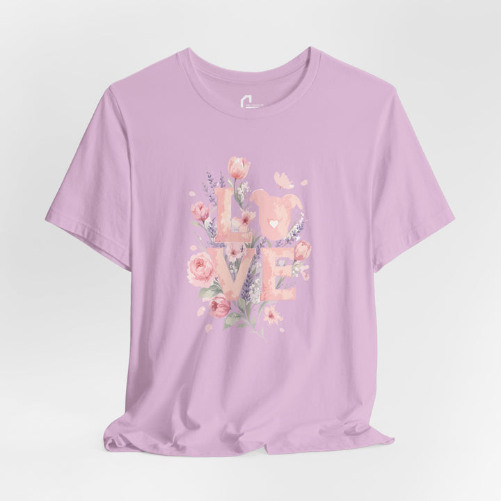 LOVE Floral Premium V3 Short Sleeve Tee