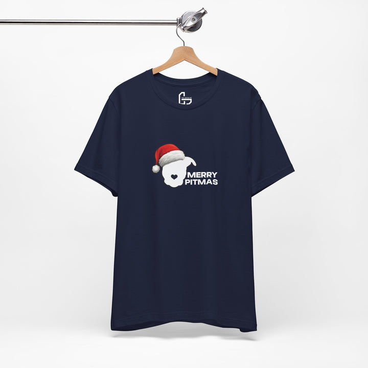 Merry Pitmas 2025 V2 Unisex Short Sleeve T-shirt
