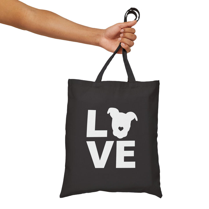 LOVE Cotton Canvas Tote Bag