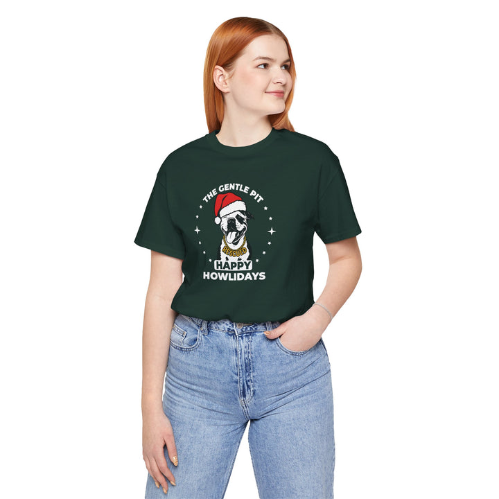 Happy Howlidays 2025 V3 Unisex Short Sleeve T-shirt