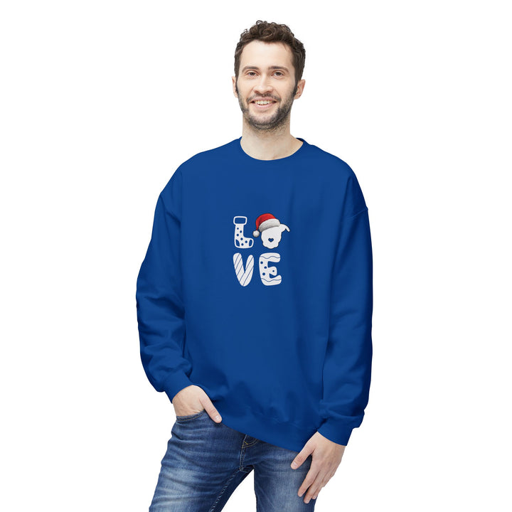 LOVE Christmas 2025 Softstyle Fleece Crewneck Sweatshirt