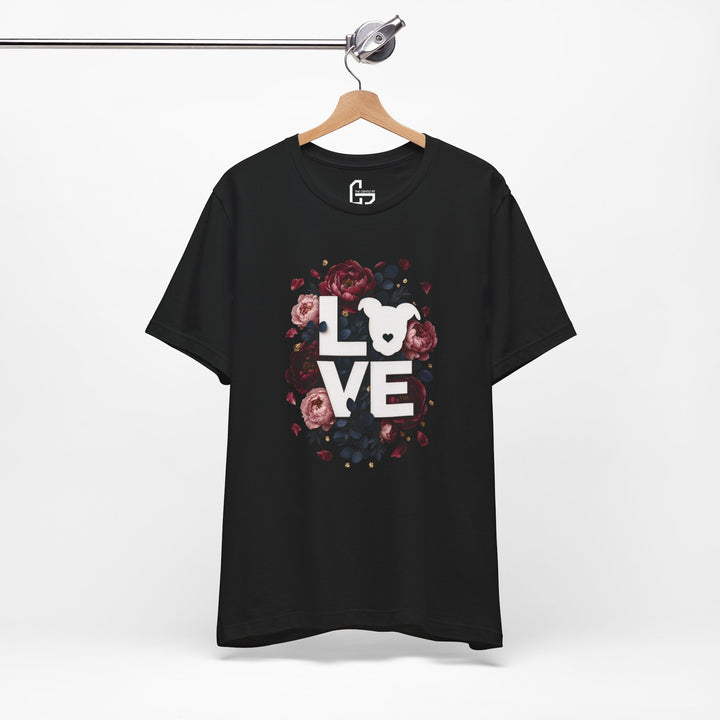 LOVE Floral Premium V1 Short Sleeve Tee