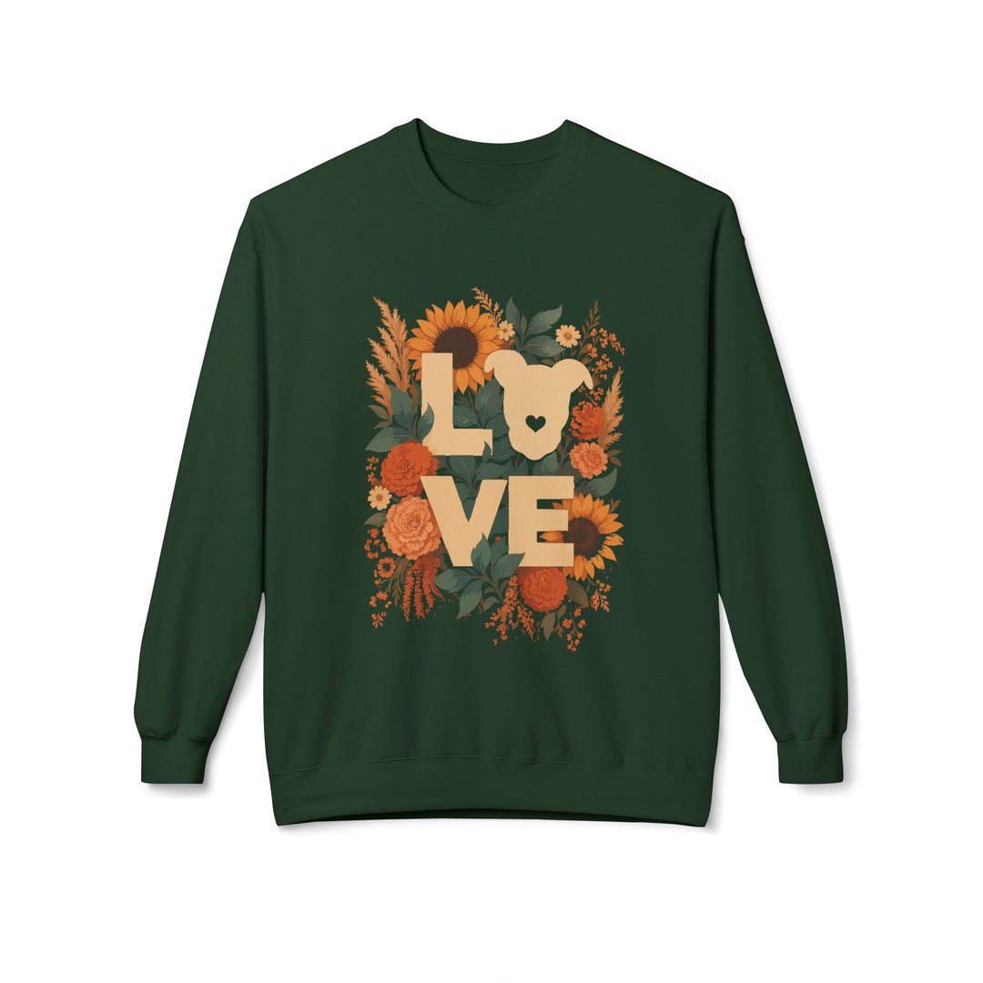 LOVE Floral Premium V2 Crewneck Sweatshirt