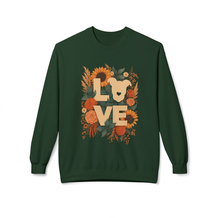 LOVE Floral Premium V2 Crewneck Sweatshirt