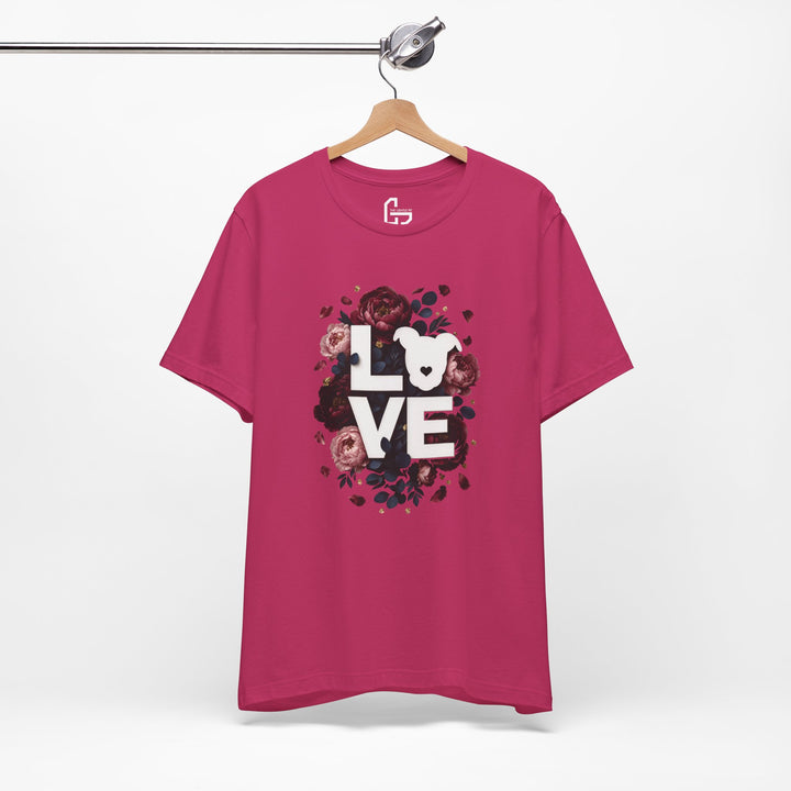 LOVE Floral Premium V1 Short Sleeve Tee