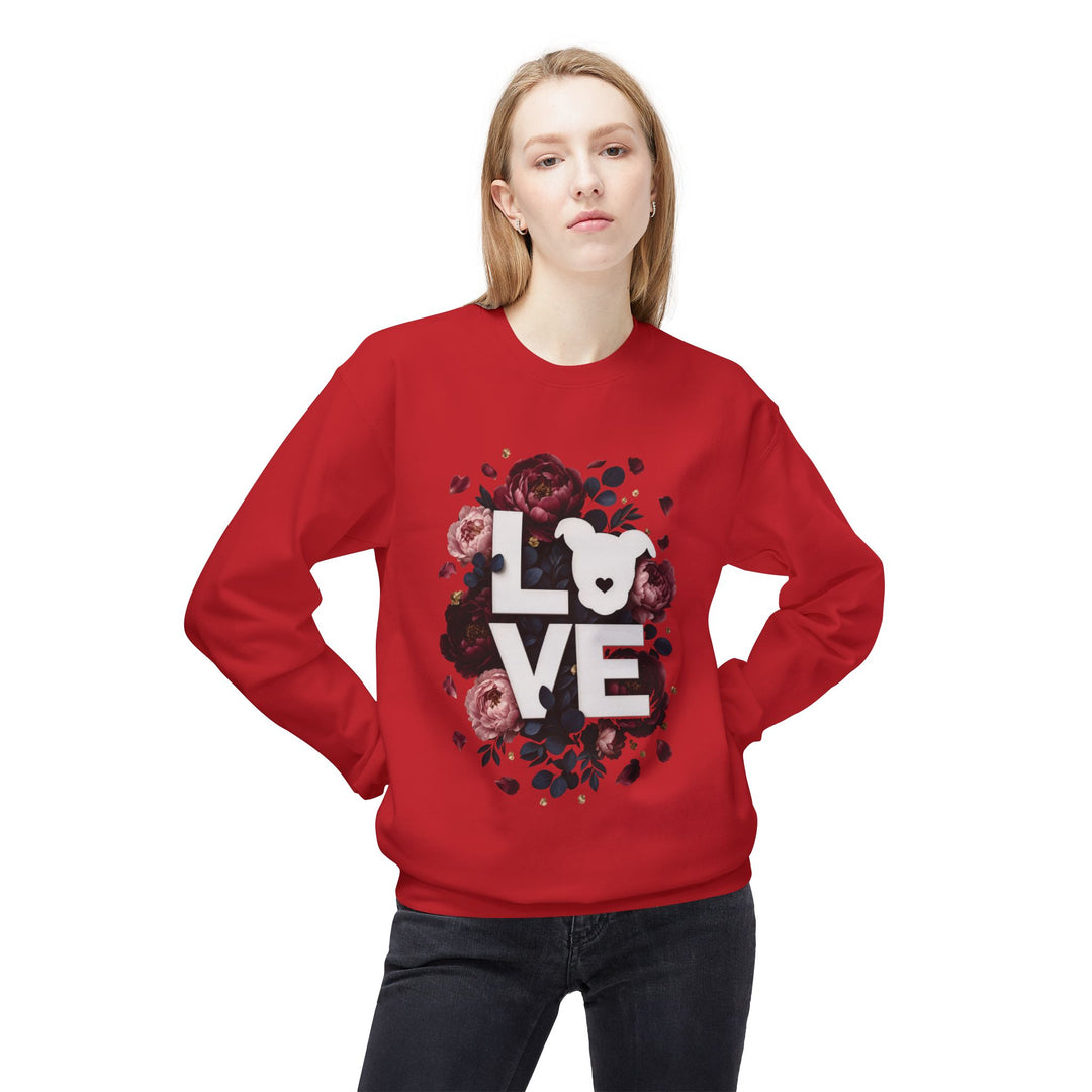 LOVE Floral Premium V1 Crewneck Sweatshirt