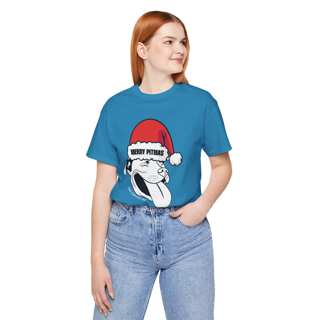 Merry Pitmas V2 Unisex Short Sleeve T-shirt