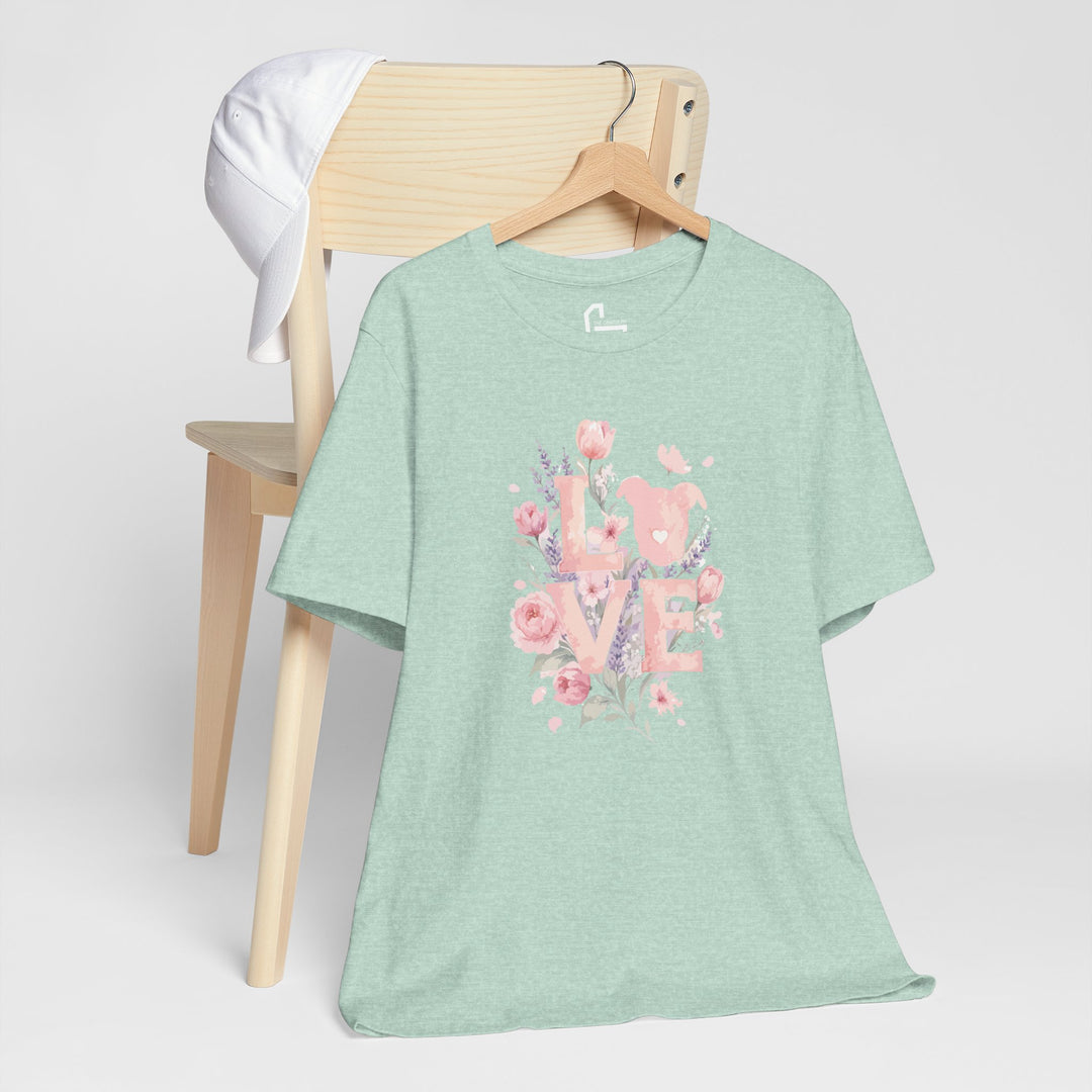 LOVE Floral Premium V3 Short Sleeve Tee