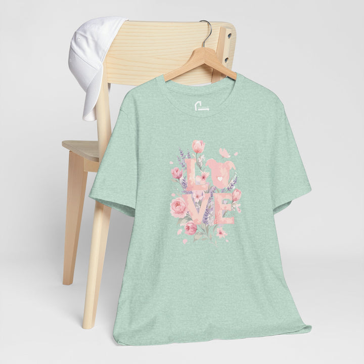 LOVE Floral Premium V3 Short Sleeve Tee