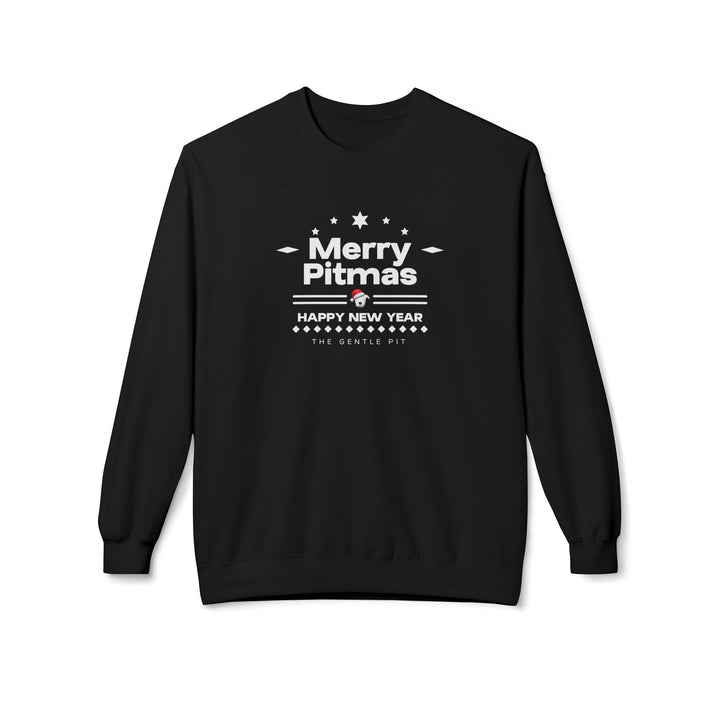 Merry Pitmas V5 Softstyle Fleece Crewneck Sweatshirt