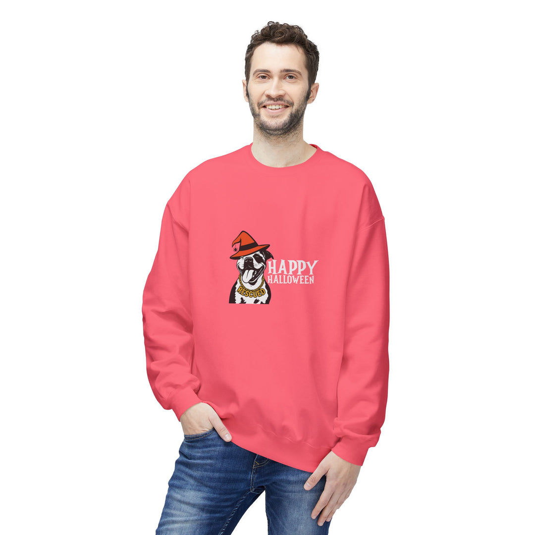 Halloween Pit V1 Softstyle Fleece Crewneck Sweatshirt