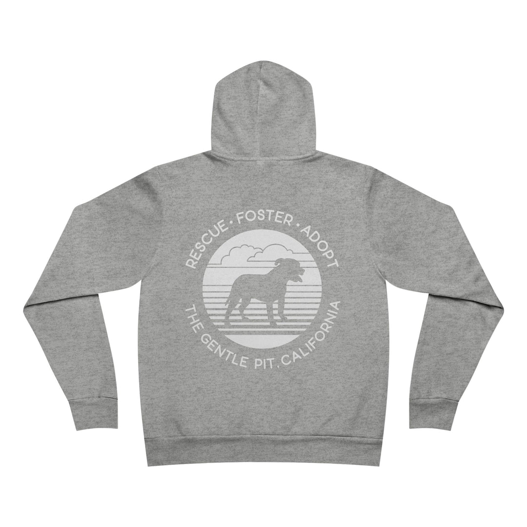 Rescue Foster Adopt Sunset Unisex Sponge Fleece Pullover Hoodie