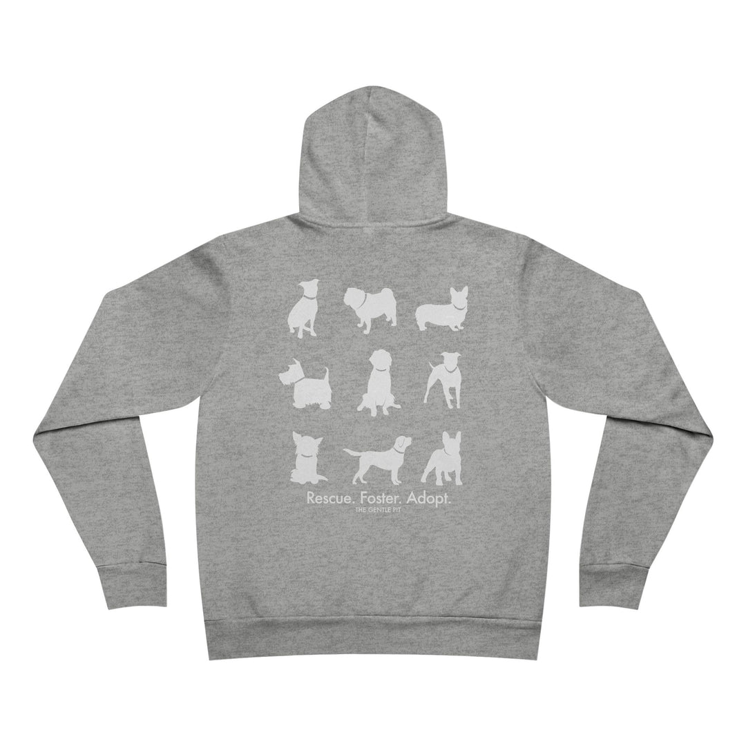 Rescue All The Dogs Unisex Sponge Fleece Pullover Hoodie