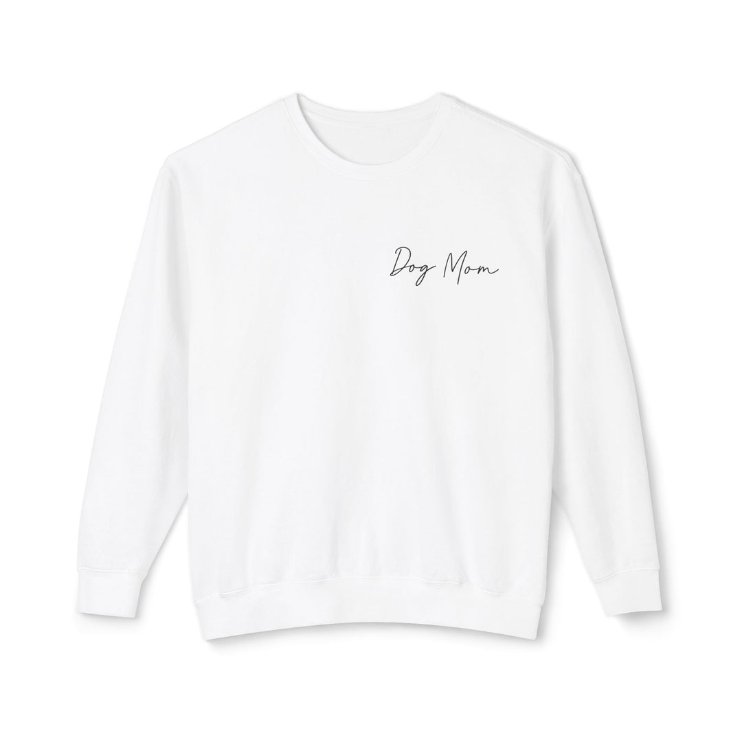 Dog Mom Cursive Unisex Premium Sweatshirt