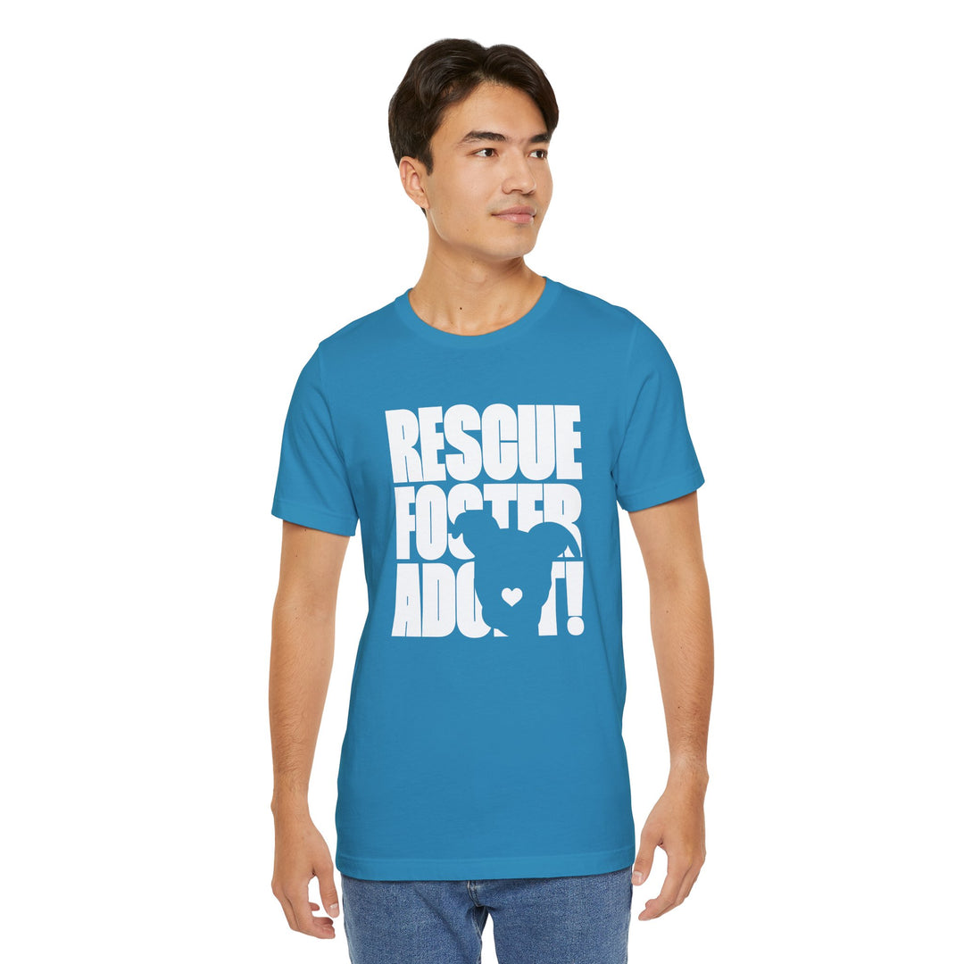 Rescue.Foster.Adopt V3 Unisex Short Sleeve T-shirt