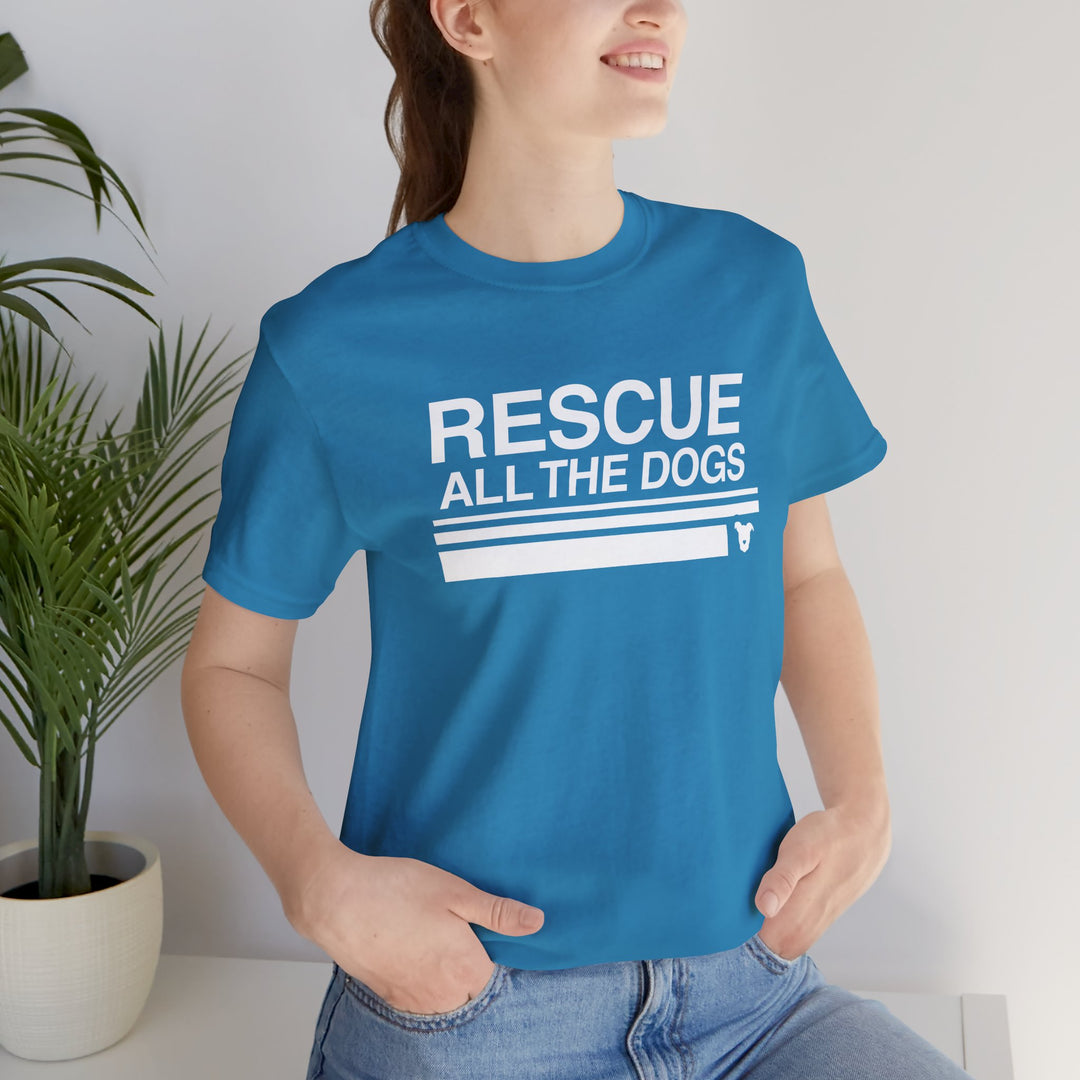 Rescue All The Dogs Unisex Short Sleeve T-shirt